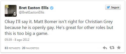 Tweet 50 sombras de Grey