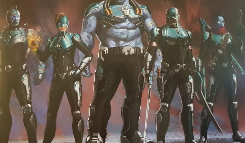 La StarForce y sus miembros se ven muy distintos en estos artes conceptuales de Captain Marvel