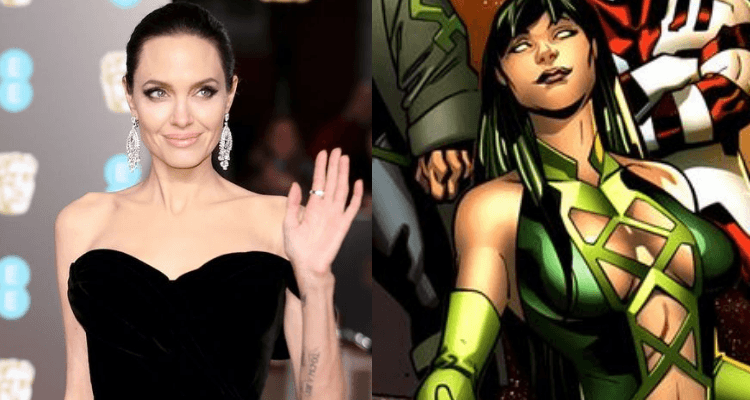 Angelina Jolie muestra su entusiasmo por ¨The Eternals¨
