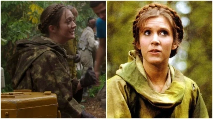 Billie Lourd interpreto a la joven Leia Organa en ¨The Rise Of Skywalker¨